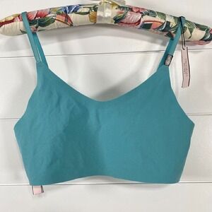 Victoria's Secret Women's Bralette sz S Teal NWT Comfort Lace Adjustable Straps